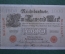 Банкнота 1000 марок 1910 года. Германская Империя, Берлин.
