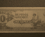 Банкнота 1 рупия. Бирма, Японская оккупация. The Japanese Government. Со штампом. 1942 год.