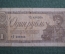 Банкнота 1 рубль 1938 года, шахтер. Серия тД.