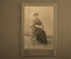 Старинное фото "Дама на стуле". Общедоступная Фотография И.Н. Зубкова Петербург. 1906 год.