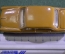Машинка модель Москвич 403 А7, 1:43, желто-оранжевый, металл. Игрушка СССР. 