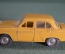 Машинка модель Москвич 403 А7, 1:43, желто-оранжевый, металл. Игрушка СССР. 