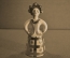 Фарфоровая статуэтка "Девушка в кокошнике". Фарфор, золочение. Дулево.