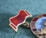 Знак памятный "Бойцам 1 конной" #1. Тяжелый металл, эмаль. 
