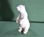 Статуэтка фарфоровая "Белый медведь на задних лапах". Сциталис.