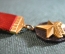 Медаль,знак "Молодой гвардеец пятилетки", ВЛКСМ, 1-я степень. Тяжелый, накладной.