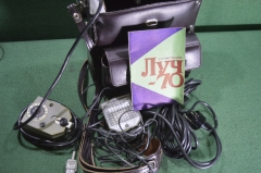 Фотовспышка "Луч-70". С кофром, паспортом, документами. 1979 год, СССР.
