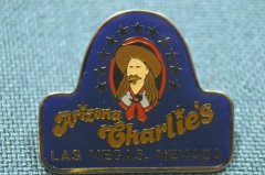 Значок казино в Лас-Вегасе, США. Arizona Charlie's. Las Vegas, Nevada, USA.