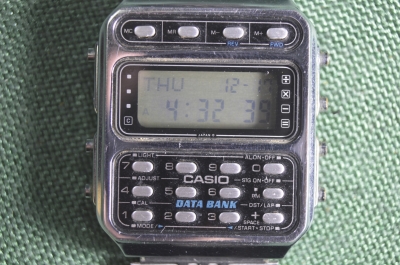 Часы электронные "Касио Банк данных", Япония. Casio Databank Telememo 10 (CD-40) Japan, 1983 -84 г. 