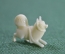 Статуэтка миниатюрная, фигурка "Собака лайка". 