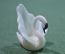 Статуэтка миниатюрная, фигурка стеклянная"Птица лебедь". Стекло.