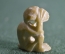 Фигурка, миниатюрная статуэтка "Обезьяна, ничего не вижу". Камень