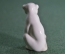 Фигурка, миниатюрная статуэтка "Обезьяна, мартышка". Фарфор, ЛФЗ.