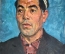 Соцреализм. Портрет неизвестного гражданина Узбекской ССР. Масло, картон. Богачев П.Н., 1980-е годы