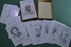 Игра карточка "Писательский квартет" Великие писатели всего мира. Unsterbliche dichter Rudolf Folker
