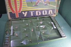 Настольная игра для детей и взрослых "Футбол", родная коробка. СССР.