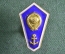 Знак ромб об окончании Мореходного Училища. Клеймо ММД. СССР.