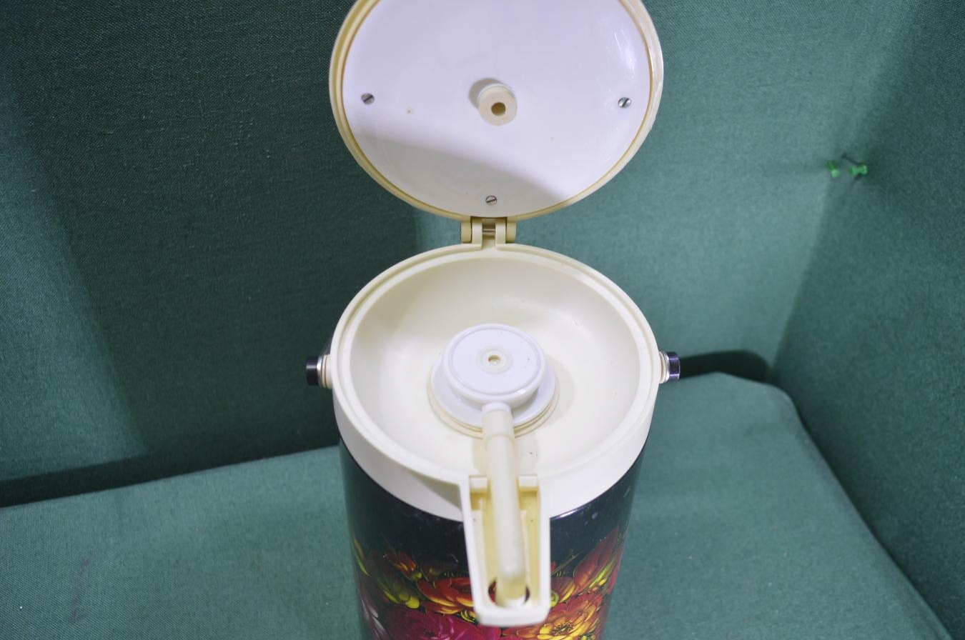 Купить Термос с насосом для холодных и горячих напитков. 2 литра. Новый ...