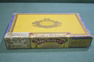 Коробка от сигар "Партагас Partagas Havana". Куба времен СССР.