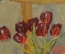 Картина "Тюльпаны". Масло, оргалит. СССР.