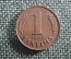 Монета 1 сантим 1939 года, Латвия.