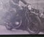 Фотография "Военный мотоциклист. Мотоцикл Вандерер". СССР. 1947 год.