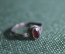 Кольцо, колечко серебряное, с камнем. Деформированное.