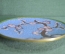 Тарелка металлическая "Цветение вишни", эмаль клуазоне. Китай.