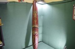 Маска - панно настенное этническое габаритное. Этника. Резьба по дереву. 1 метр. Южная Америка.