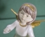Фигурка, статуэтка "Девочка ангелочек". Фарфор. Европа.