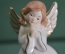 Фигурка, статуэтка, колокольчик "Рыженький ангелок, девочка". Фарфор. Европа.