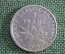 Монета 1 франк 1918 года, Франция. 1 franc, Republique Francaise. Серебро.