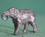 Старинная миниатюрная металлическая статуэтка "Слон".