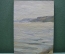 Картина "Вид на озеро". Масло, картон. Художник И. Сорокин. 1970-е годы.