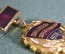 Знак, значок "Победитель соцсоревнования, 1978". Легкий металл, СССР.