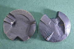 Медаль двойная "Jyväskylän Klubi". 1912 - 1987. Клуб. Ювяскуля, Финляндия.