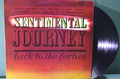 Винил, пластинка 1 lp "Назад в сороковые". Karel Vlach Orchestra ‎– Sentimental Journey 