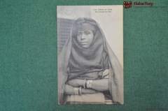 Колониальная открытка. Африканская девушка. "Scenes et Types. Mauresque du Sud"
