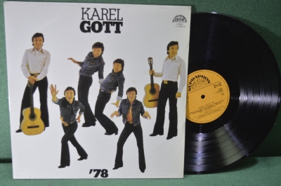 Винил, пластинка 1 lp "Карел Готт '78". Karel Gott 1978. Supraphon.