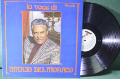 Винил, пластинка 1 lp "Поет Марио дель Монако", оперный певец, тенор. Mario del Monaco. 