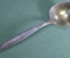 Ложка для соуса серебряная, узор на ручке. Серебро, 916 проба. СССР.