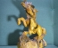 Деревянная статуэтка, фигурка "Конь, вставший на дыбы", 41 см. Дерево, резьба, лак.