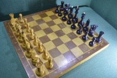 Шахматы большие, турнирные, полный комплект. Доска 45 на 45. СССР.