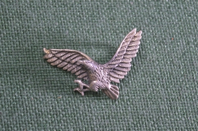 Брелок медальон "Орел птица". Серебро 925 проба. США. Америка.
