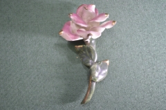 Статуэтка цветок "Роза". Фарфор.