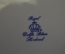 Комплект тарелок "Сценки, деревенская жизнь" (4 шт.). Фарфор, Royal Delfts Blauw. Голландия. 