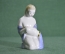 Фарфоровая фигурка, статуэтка "Девушка с кувшином, водолей". Фарфор.