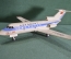 Игрушка "Самолет ЯК - 40  Аэрофлот". Жесть. СССР. 1976 год.