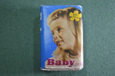 Мыло туалетное "Baby seife". ГДР. Германия периода СССР.
