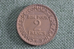 2 франка 1924 года. Commerce Industre. Франция.